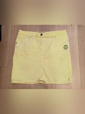 Love Moschino Light Neon Yellow Skirt 8
